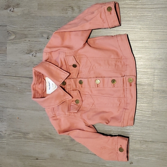 Old Navy | Toddler Jean Jacket | Dusty Rose - Picture 1 of 4